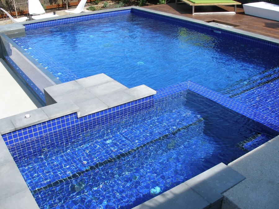 Blue Tiled Pool